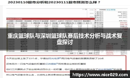 重庆篮球队与深圳篮球队赛后技术分析与战术复盘探讨